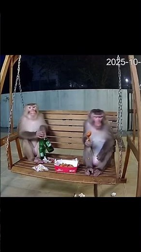 MIDNIGHT MADNESS! 🐒 Caught on Camera: Monkeys Take Over My Backyard at 3 AM! (Wild Home Invasion)