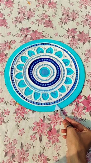 handmade lippan art work tutorial #shorts #art #treandig