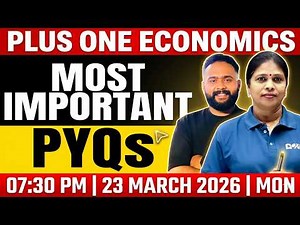 Plus One Public Exam | Economics | Most Important PYQs | Exam Winner