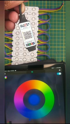RGB LED lights bluetooth controller | rgb bluetooth module #shorts #rgblights #RGBcontroller
