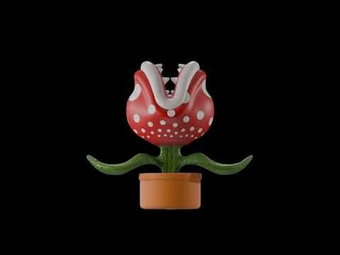 Mario Piranha Plant – 3D Blender Model Showcase