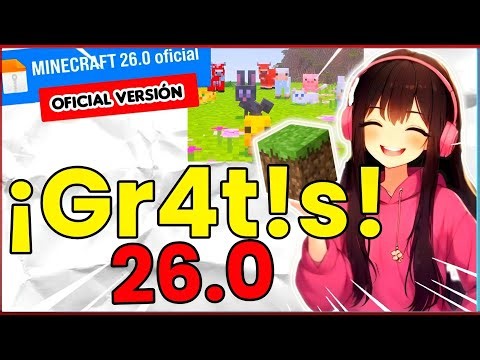 ✅ Descargar MINECRAFT 26.0 ÚLTIMA versión oficial Para ANDROID review nueva actualización 2026