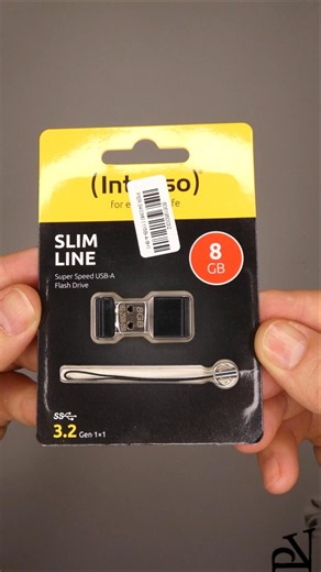 Intenso Slim Line 8GB USB 3.0 Stick Black