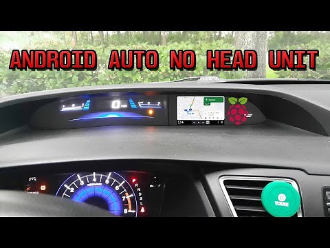 Hacking Android Auto into my old car with a Raspberry Pi