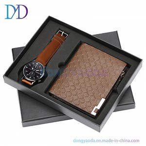 [Hot Item] Watch Wallet Set to Send Customers Practical Gifts Company Activities Store Celebration Annual Meeting Business Gift Set