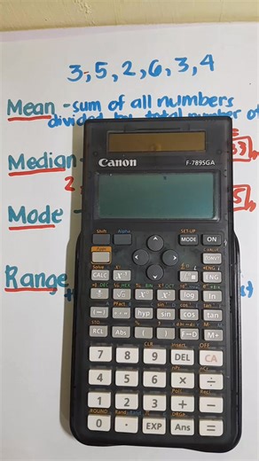 Calculator Technique for Mean, Media, Mode and Range #reels #engineering #math #tutorial | Math n Meme | Facebook