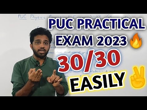 HOW TO WRITE PUC PHYSICS PRACTICAL EXAM 2023? | PUC PHYSICS EXPERIMENTS & VIVA QUESTIONS | KARNATAKA