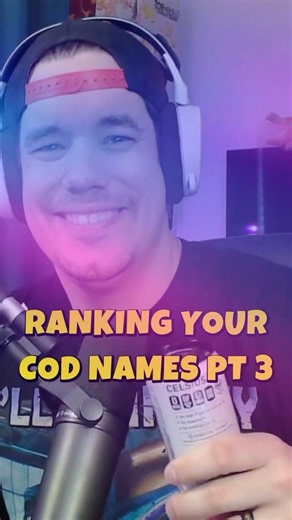 Ranking Your Cod Names Pt 5 #gaming #fyp