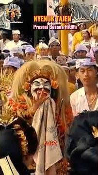 Nyenuk Tajen 2024 | Sidakarya Black Costume Procession | Part 2 #bali