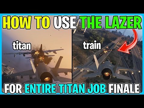 How To Use The LAZER For The Titan Job In GTA Online!