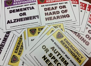 Springfield Police Department offers free emergency alert stickers