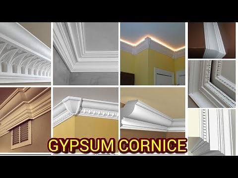 Beautiful gypsum cornice