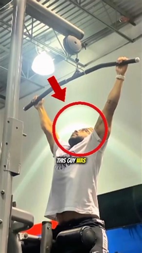 He Tried the Heaviest Lat Pulldown… and Instantly Regretted Everything 😳💥 #shorts