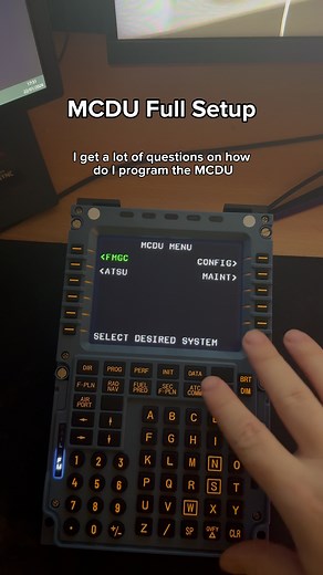 Complete MCDU Setup for A320 in Microsoft Flight Simulator