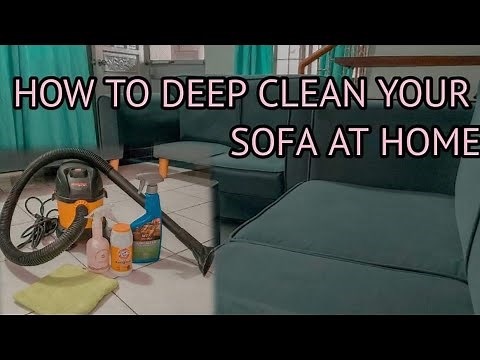 DIY DEEP SOFA CLEANING / HOW TO CLEAN YOUR SOFA & UPHOLSTERY | MAICA LAUSIN