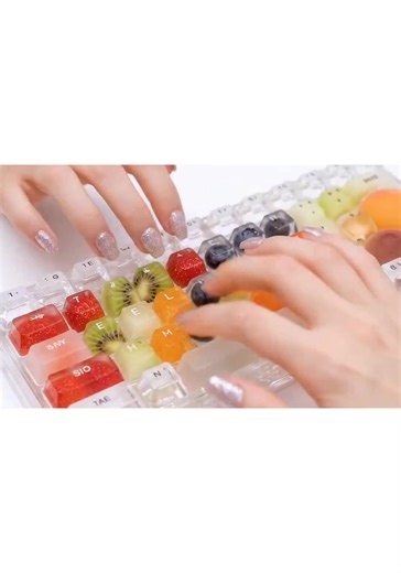 【脳がハマる】心地よいキーボードタイピング音 #ASMR #keyboard #typing #typingasmr #asmrsound #fruit @asmrsound_2025