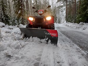 ATV Snow Plow: Polaris Sportsman/ Kimpex ClicknGo2