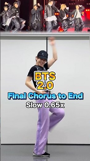 BTS - 2.0 (Final Chorus) Dance Tutorial Mirrored Slow 0.65x | 2.0 Dance Lesson #BTS #Shorts