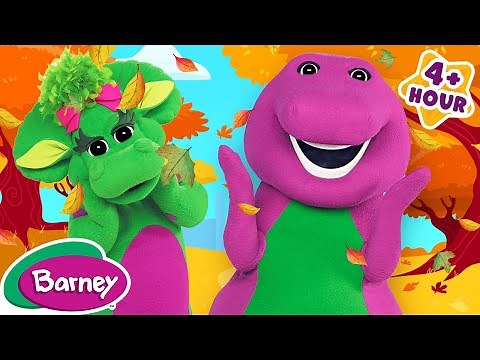 Colourful Autumn Leaves | Seasons for Kids | Barney the Dinosaur