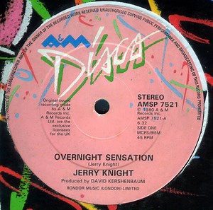 Jerry Knight - Overnight Sensation
