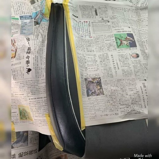 クラウンの運転席シート、擦れキズ、シワを補修しました！