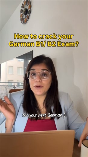 Nandani | Indian in 🇩🇪 on Instagram: "🇩🇪 Your road to the German exam starts here! ✅ Train the right vocabulary Focus on reading and listening to authentic texts. Pro tip: use ChatGPT to replace basic A1/A2 words with more advanced, exam-ready alternatives. 📘 Use exam preparation books smartly Work on strategies like: • finding key words • understanding meaning from context • solving model test papers to identify your weak areas and improve them next time 🗣️ Practice with a partner Not jus