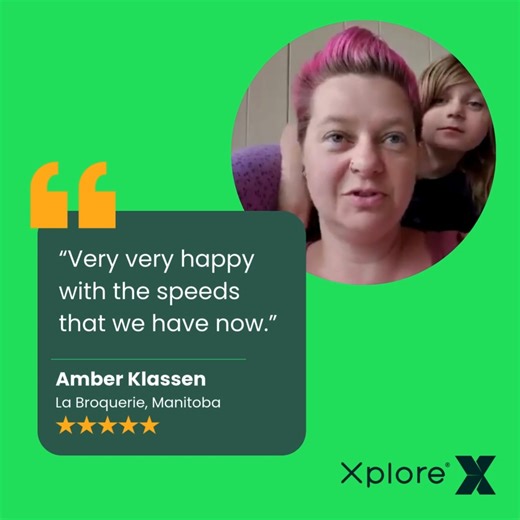 1.3K views | We loved hearing from Amber about her journey with Xplore! From gaming to staying connected with family, she’s making the most of her Internet—and we’re proud to be part of it. Thanks for sharing your story, Amber! Ready to join the Xplore community? Visit xplore.ca | Xplore | Facebook