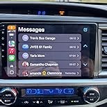Car Radio Stereo for Toyota Highlander 2014-2019: 4 Core + 64G ROM 10.2" 1280x800 IPS Touchscreen Upgrade Radio with Wireless Carplay & Android Auto, GPS Bluetooth 5G WiFi FM RDS SWC HD Backup Camera