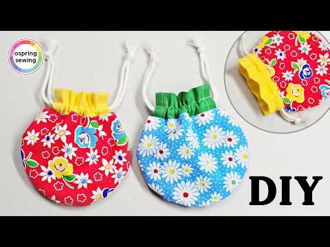 [DIY] How to Make a Lucky Pouch 🍀 Mini Pouch Sewing Tutorial | ospring sewing