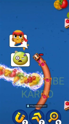 🐍Worms Zone.io Great Shelter Hungry Snake Game🐍