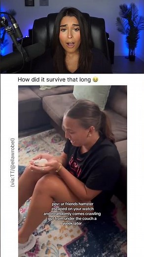 HER HAMSTER.. 😭💔