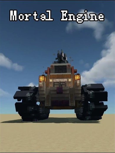 Mortal Engines In Minecraft!!??? #minecraftshorts #aeronautics #minecraft