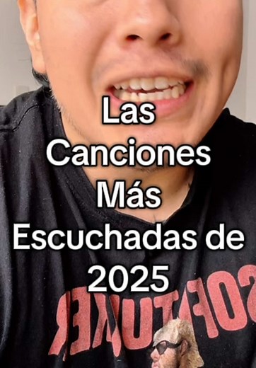 Las canciones más escuchadas de 2025