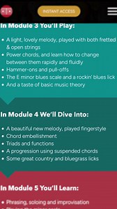 Learn, Practice, Play – my online guitar course designed for beginners 🎸 With this course, 30,000 guitarists have started to enjoy playing and learning again, and have made amazing progress in the process. Here is what just some of them are saying: ⭐️⭐️⭐️⭐️⭐️ “This is the best step-by-step online guitar course!” David G ⭐️⭐️⭐️⭐️⭐️ “I’m now able to play more naturally and it has boosted my confidence playing in front of others!” Adrian T ⭐️⭐️⭐️⭐️⭐️ “The course was fantastic!” Blake B If you are 