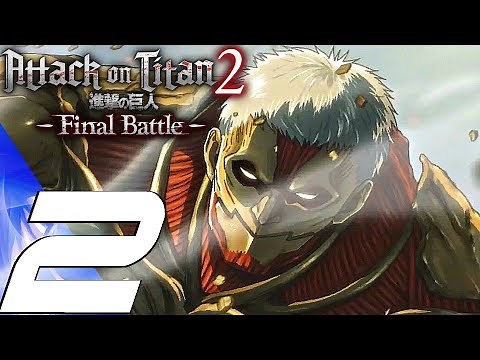 Attack on Titan 2 Final Battle - Gameplay Walkthrough Part 2 - Rod Reiss Titan Fight (PS4 PRO)