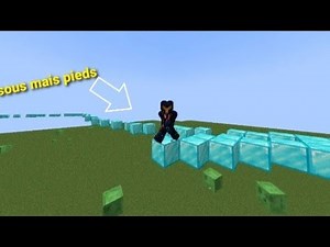 COMMENT POSER DES BLOCK SOUS NOS PIED QUAND ON MARCHE 🤔 (minecraft commande block)