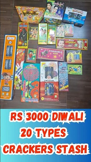 ₹3000 Budget Diwali Cracker Stash 2025! Diwali Stash under 3000 #shortvideo #youtube #diwali2025