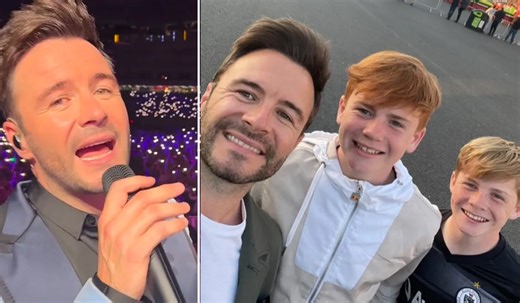 Shane Filan Surprises Son On His Birthday With Incredibly Sweet Tribute At Westlife Gig