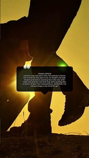 Matthew 28:18-20 #VerseOfTheDay #MakeDisciples #Discipleship #GodsWord #JesusSaves #JesusIsLord #God