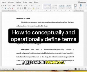 Defining Terms in Your Thesis: A Complete Guide