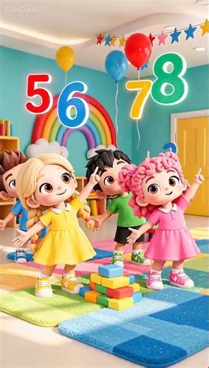 ¡Uno, Two, Tres! La Canción de Números Más Divertida para Niños 🎵 #tiktokkids #cancionesinfantiles