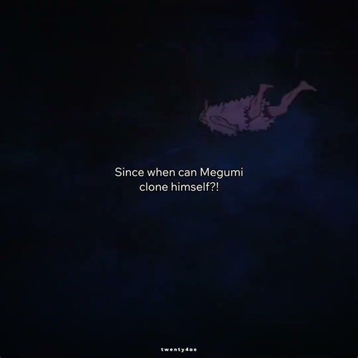 shadow-like projections / afterimages?!...#jujutsukaisen #jjk #megumi