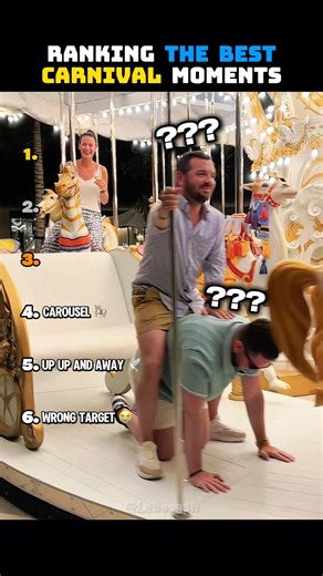 RANKING THE BEST CARNIVAL MOMENTS 🎡😮 #usa