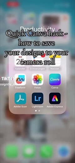 Save Canva Designs to Camera Roll: Quick Guide