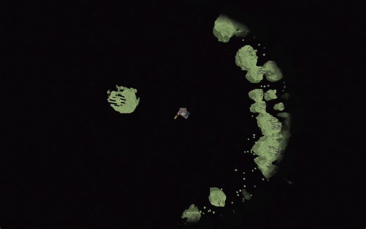 mc手动修改64视距——竟然可以同时看见末地主岛和外岛！