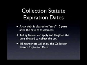 Tax attorney explains IRS collection statute of limitations