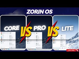 Zorin OS : Core VS Pro VS Lite | (RAM Consumption)