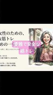 [10-1] Elegant and safe strength training for people in their 60s