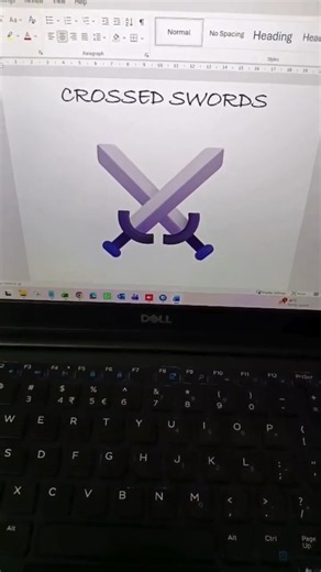 ⚔ Crossed Swords Symbol Shortcut Unicode 2694 + Alt+X #shrots #viral #trending