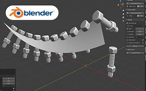 曲线阵列！blender插件 Curve Array Pro 4.03 魔法曲线路径阵列工具补充官方缺失功能